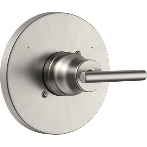 Compatible with Delta Trinsic 14 Series Brushed Stainless Steel Faucets, Shower Handles and Shower Trim Kit T14059-BL (faucet and valve not included). (1/5)
