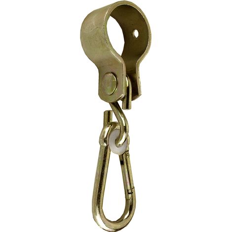 Gancio per altalene Ø 100 mm. zincato giallo