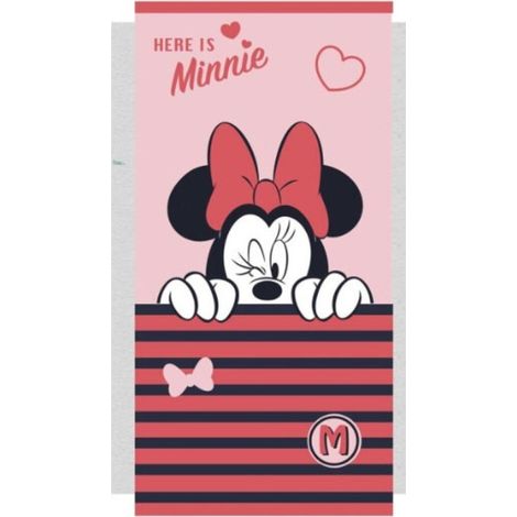 Serviette de plage pour enfants Minnie Mouse 70 x 140 cm