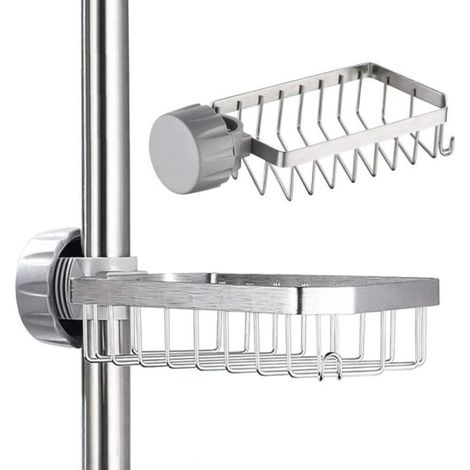 Porte-savon de douche - Porte-shampoing de douche qui s'installe sans perçage. (1/3)