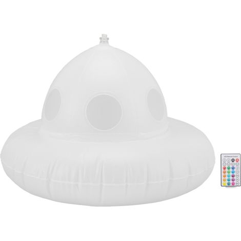 Ortviai Boule lumineuse flottante solaire étanche pour piscine et jardin – LED colorée, télécommande incluse, IP68