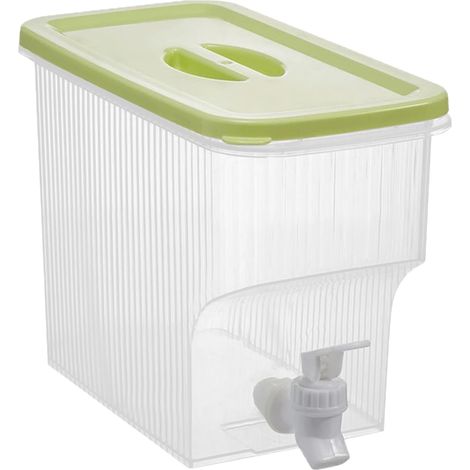 Fontaine à boissons pour les fêtes Pichet transparent multifonction de 3,9 Grands Distributeurs d'Eau pour Fêtes pour Maison, Pique-nique, Camping, Bar, Réfrigérateur, Cocktail, Citronnade (1/5)