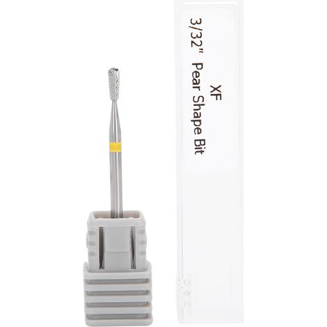 Lot de 8 fraises professionnelles en acier tungstène T25-8,3mm pour polissage et meulage des ongles, outil de manucure. (1/5)