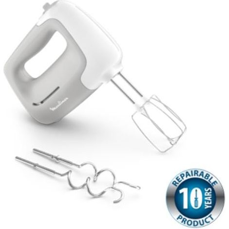 Moulinex HM450 Batidora de mano 450 W Gris, Blanco