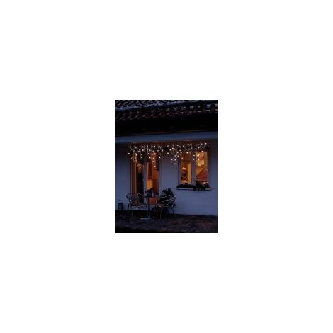 Hellum LED-Eislichtvorhang 2,1 x 0,5m Blinkeffekt weiß (1/2)