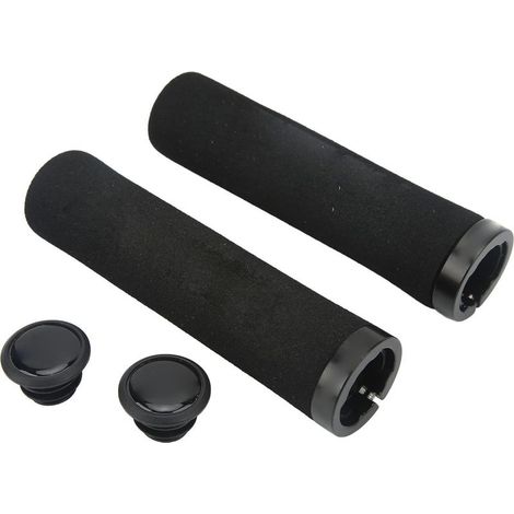 4 poignées de guidon vélo antidérapantes, mousse PVC, bouchons étanches, sécurité et confort (1/5)