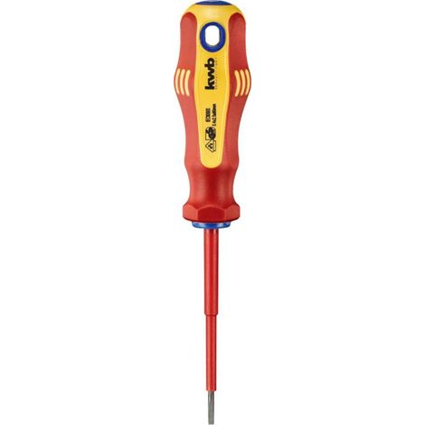 Destornillador kwb 661330 hoja aislada mango ergonómico