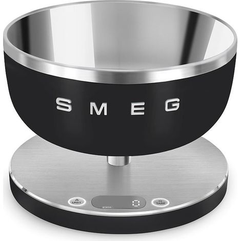SMEG Bilancia Da Cucina Linea Collezione Nero Opaco