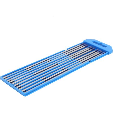 10 Pièces Électrodes en Tungstène Yttrium Bleu 3mm WY20 pour Soudage Aluminium Fin (1/5)