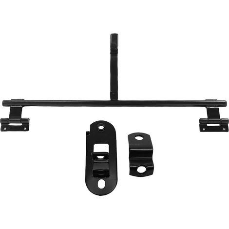 Kit de verrouillage de barre à came, 36 pouces, porte battante de remorque en métal robuste, articulée pour transporteur de camping-car (1/5)