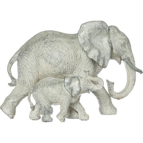 éléphant Décoratif En Résine Couleurs Assorties. (1/2)