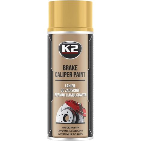 Pintura para pinzas de freno K2, 400 ml, color oro