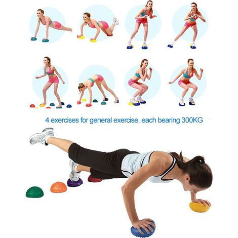 Yoga-Durianball-Massagematte, Triggerpunktmassage, Halbball, Fitness-Balanceball (1/5)