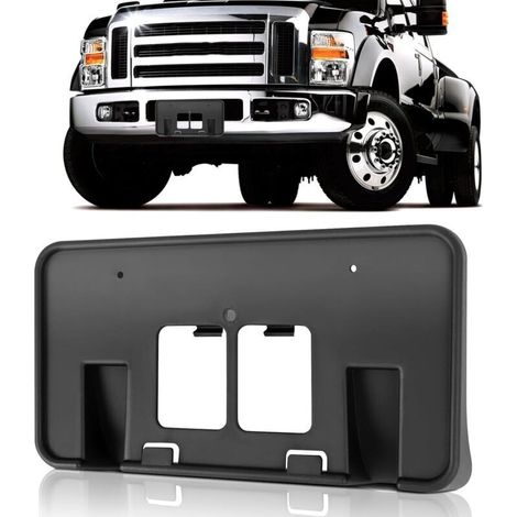 Support de plaque d'immatriculation de pare-chocs avant 5C3Z17A385AA support de plaque d'immatriculation pour F‑450 F‑550 Super Duty 2005-2007