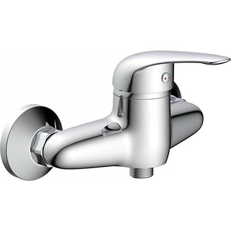 Mitigeur de douche chromé - Robinet monocommande - Système en castré - MIT/MAG/DOU/CRO (1/5)