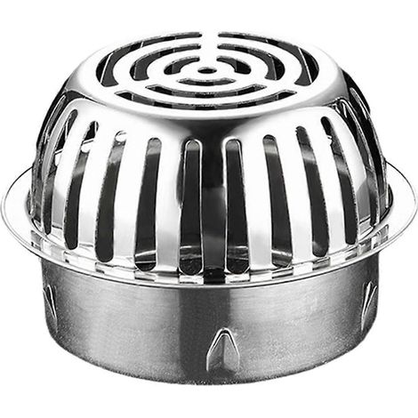 Verstopfungsfreies Rost für Dach- und Bodenabläufe, Edelstahl, C110 mm (1/5)