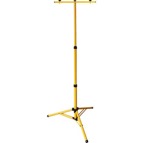 Hengda – Trépied télescopique pour projecteur – Hauteur réglable 80-160cm – Acier avec traitement pulvérisé – Classe de protection IP65 (1/4)