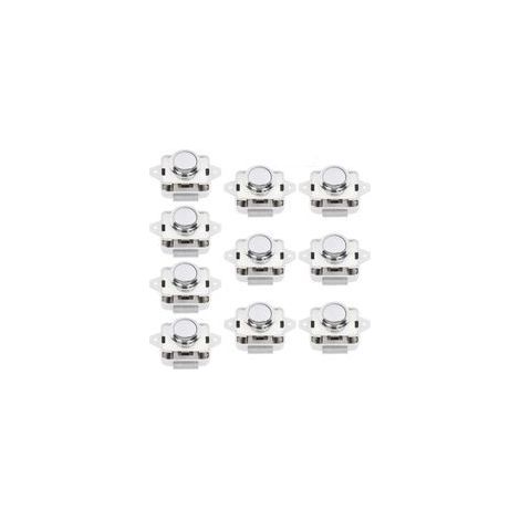 BoutonPoussoir Pour Porte de CampingCar, Fermeture Pratique Pour Meubles, 10 Pièces (1/5)