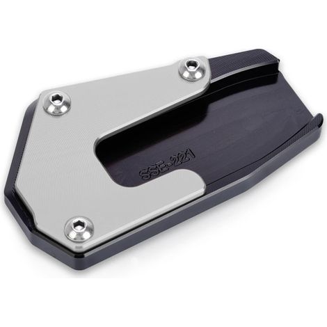 (Gris) Compatible avec SUZUKI BURGMAN 650 AN650 2013-2024 - Accessoires moto - Plaque de béquille latérale CNC - Extension de support de béquille maxpower (1/4)