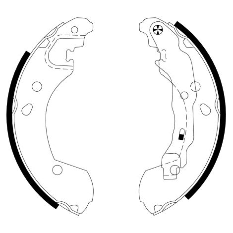 Jeu de mâchoires de frein Textar 91062600 NISSAN 4406000Q0E 4406000Q1C