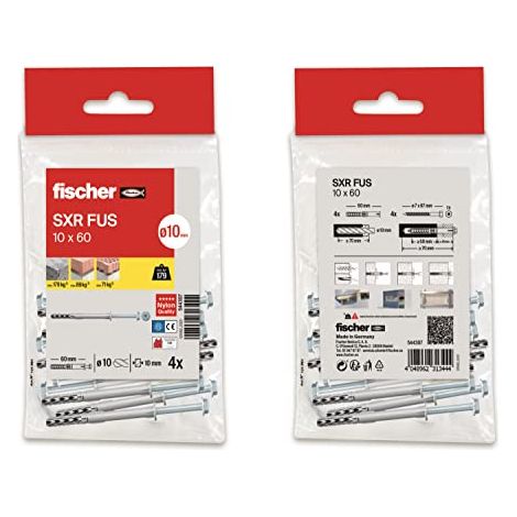 SXR, 10x60 FUS, 16 pièces, sac Fischer 544303 (1/5)
