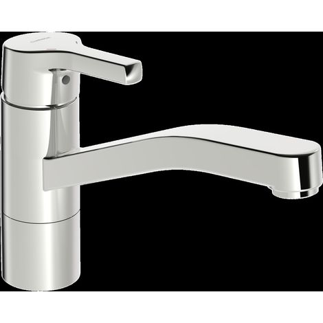 HANSA HANSAPALENO Küchenarmatur, Standmontage, Ausladung 216 mm, (1/5)