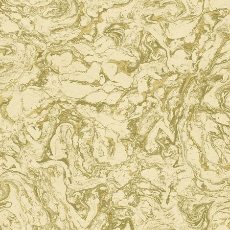 Wallquest Caspia Marble Gold Wallpaper Modern Contemporary Acrylic Coated (1/4)