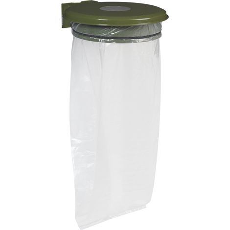 Support sac Collectrap - 110l - vert olive - RAL 6003 (1/4)