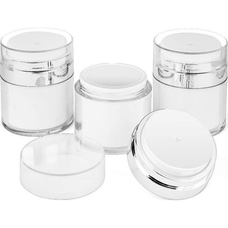 Botella Dispensadora Vacío - 50 ml - Para Cremas y Lociones - Reutilizable - Ideal Viaje y Hogar - Set de 3 (1/5)