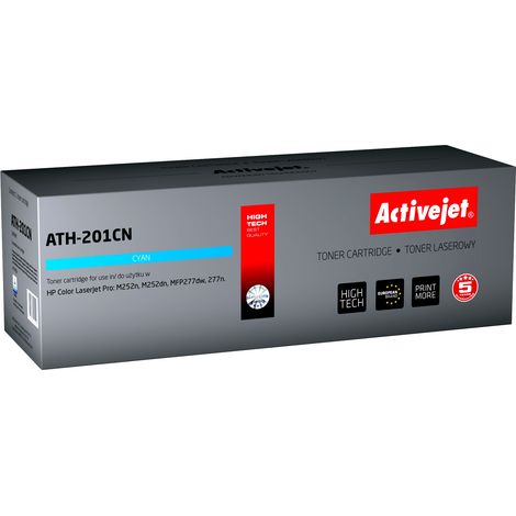 Activejet ATH-201CN Toner (Ersatz für HP 201A CF401A Supreme 1400 Seiten blau)