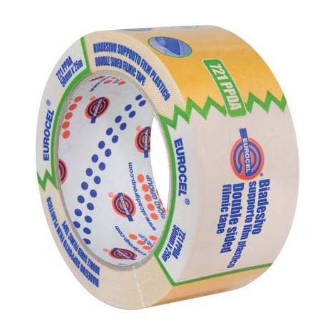 NASTRO BIADESIVO 721 PPDA EUROCEL - MM 50 ML 25- 6 pezzi