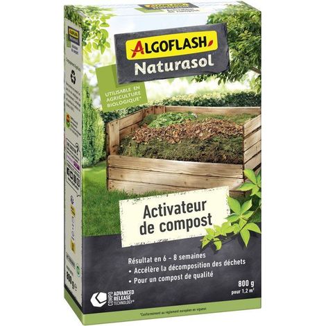 Activateur de compost - ALGOFLASH NATURASOL - Activateur de compost - 800 g
