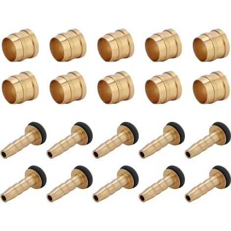 Lot de 10 Inserts de Connecteur Hydraulique, Olive pour Olive et Tuyau de Frein à Disque, Pièce de Rechange. (1/5)