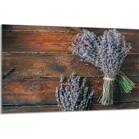 Glas-Herdplattenschutz 80x52 Lavendel (1/5)