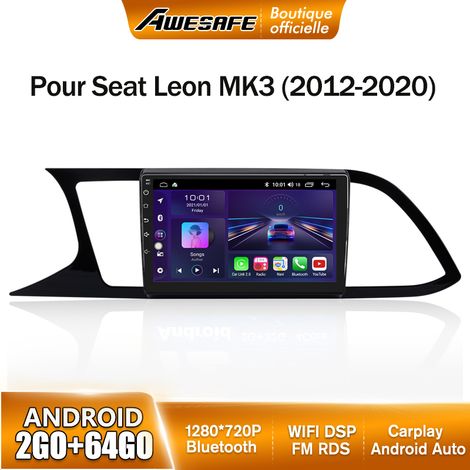 AWESAFE Autoradio Android 13 pour Seat Leon MK3 (2012-2020) 2Go+64Go 9'' écran Tactile avec Carplay Android Auto GPS Bluetooth (1/5)