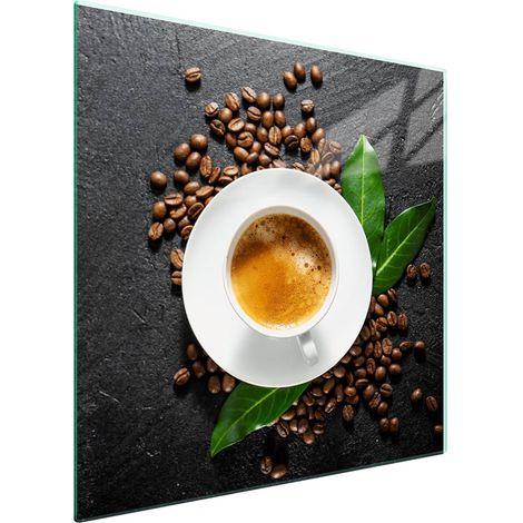 Protezione in vetro per piano cottura 50x52 Caffè (1/5)