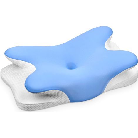 Adjustable Memory Foam Pillow, Ergonomic Design, Breathable Foam for Back, Side, and Stomach (1/5)