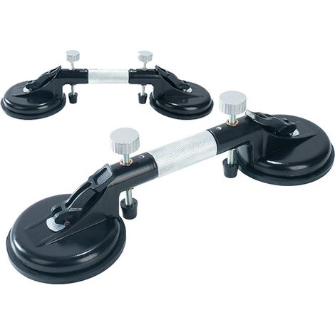 Lot de 2 Poseurs de couture en pierre 5" – Ventouse aspirante réglable pour jointure et nivellement granit marbre tuiles,Outil deInstallation de Comptoir (1/5)