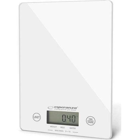Esperanza Digital Kitchen Scale, Lemon White - AquaForge