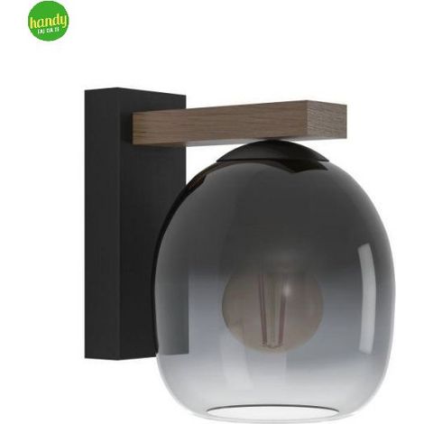 Applique Moderna Filago Legno Marrone 1 Luce E27 (1/4)