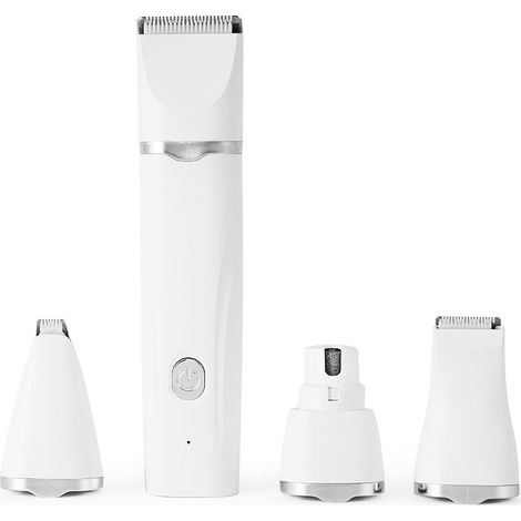 Lntyq 4-in-1 Hundehaarschneidemaschine, Professionelle Hundehaarschneidemaschine: Leiser, wasserdichter, kabelloser Tierhaartrimmer mit USB-Ladekabel für Katzen und andere Tiere (1/5)