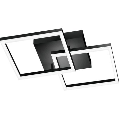 Plafonnier LED moderne BARD 39W Noir 3394-22-101 Fabas Luce