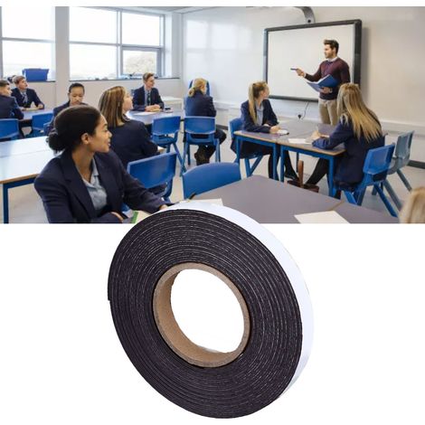 Flexible magnetische Gummistreifen mit Kleberückseite, starke Magnete, magnetische Werbe- und Lernaufkleber, magnetische Lehrmaterialien, Tafelaufkleber, Magnetrollen (1/5)