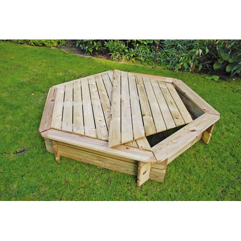Abdeckung f. Sandkasten BENNY Ø 230 cm, aus Brettware 1,9 cm