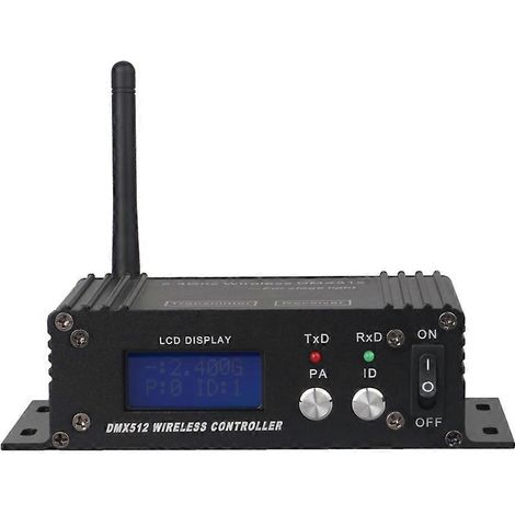 512 Funk-Controller-Empfänger mit LCD-Display und einstellbarer Leistung für Disco, DJ-Partys und Bühnen (EU-Stecker) (1/5)
