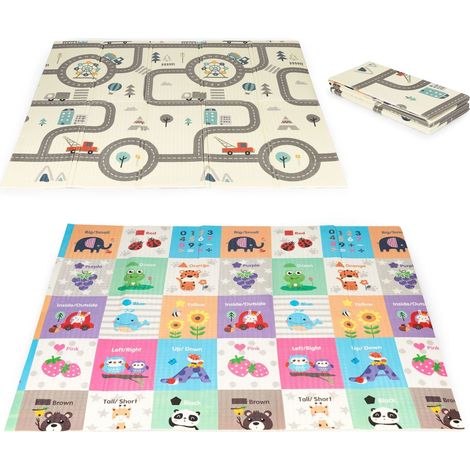 Tappetino educativo in schiuma, double face, pieghevole, grande troba ECOTOYS