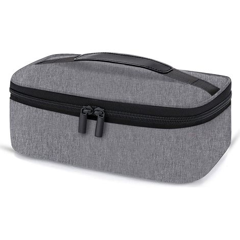 boîte à lunch en tissu Oxford -Taille adulte isotherme - Gris