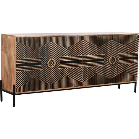 Aparador Madera Mango 180X40X80 44,64 Tallado MB208548 (1/5)