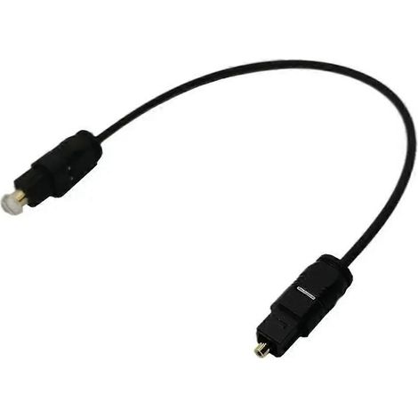 Câble optique ultrafin de 0,2 m pour audio numérique, fibre optique Toslink SPDIF, cordon PVC pour lecteur DVD, magnétoscope et CD (1/5)