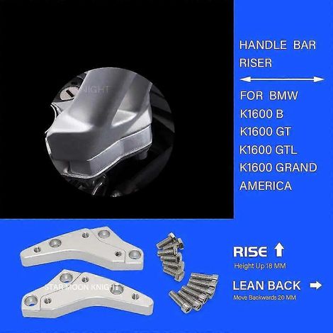 Für BMW K1600B k1600 b K1600GT K1600GTL K 1600B GT GTL GA Grand America Motorrad-Lenkererhöhungs-Clip-Verlängerungsadapter-- (1/5)